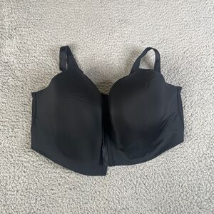 Torrid Dream T-shirt Bra Size 40DDD Black Lined Wire-Free Lightly Lined